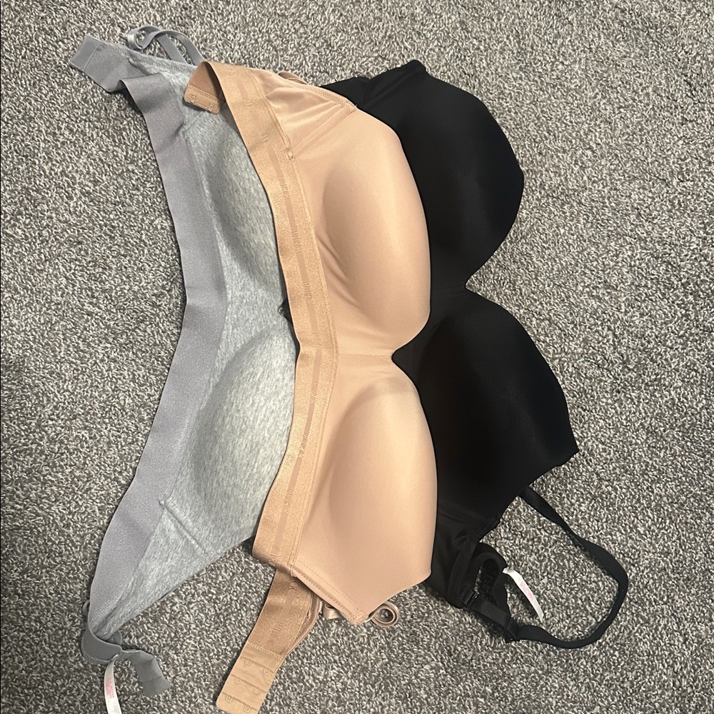 PINK —Wireless lightly lined bra’s - Picture 3 of 4